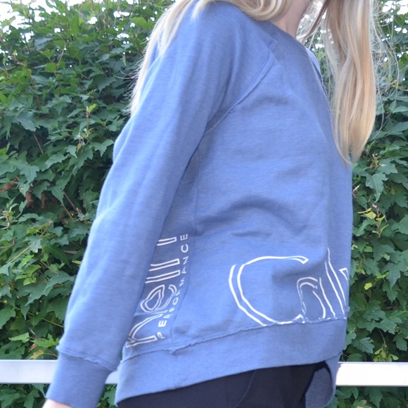 Blue Calvin Klein Performance Sweatshirt - Picture 4 of 4